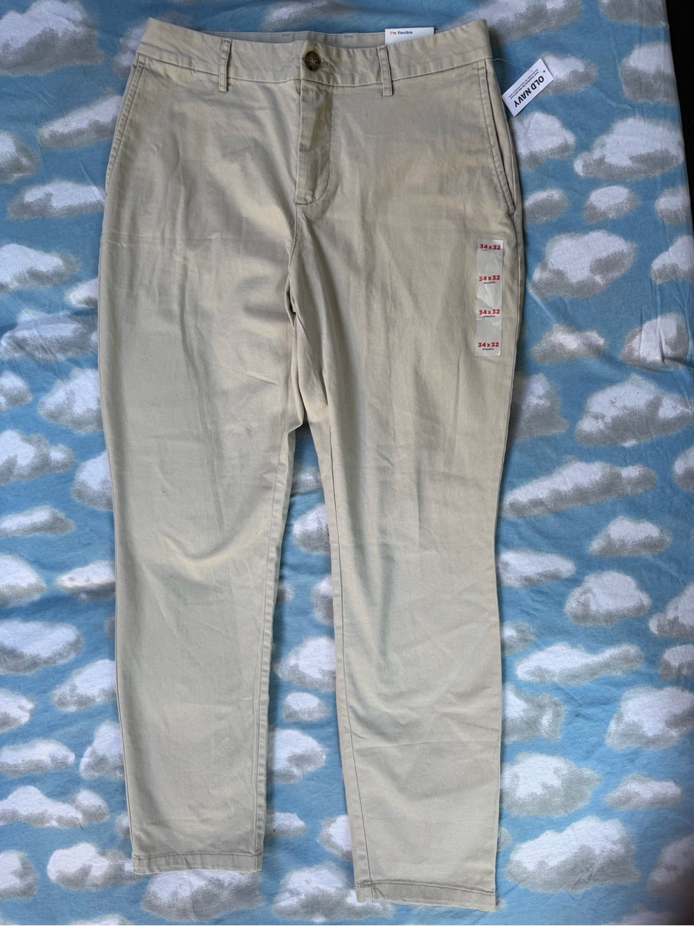 Men's Classic Beige Chino Pants